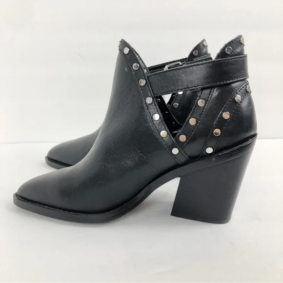 NWOB Aldo black studded ankle boot - Picture 4 of 11